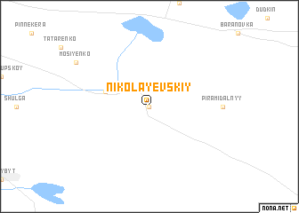 map of Nikolayevskiy