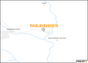 map of Nikolayevskoye