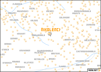 map of Nikolenci