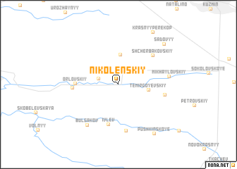 map of Nikolenskiy