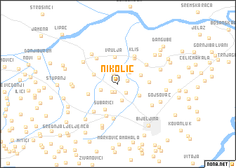 map of Nikolić