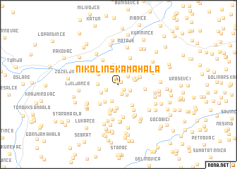 map of (( Nikolinska Mahala ))