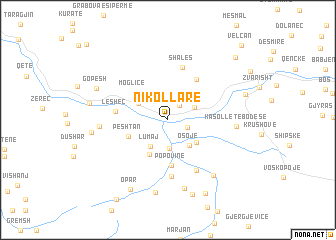 map of Nikollarë