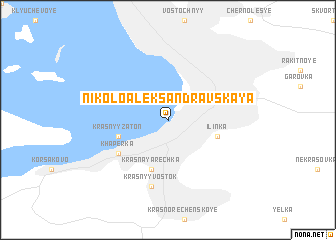 map of Nikolo-Aleksandravskaya