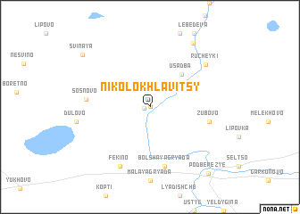 map of Nikolo-Khlavitsy