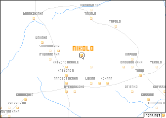 map of Nikolo