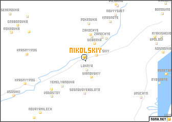 map of Nikol\