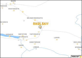 map of Nikol\