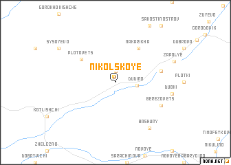 map of Nikol\