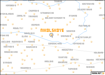 map of Nikol\