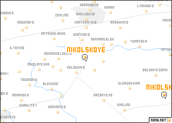 map of Nikol\