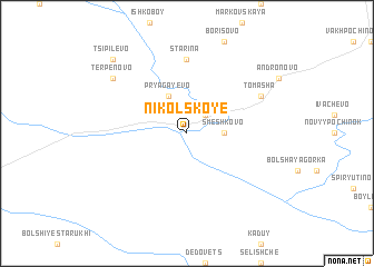 map of Nikol\