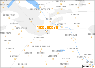 map of Nikol\