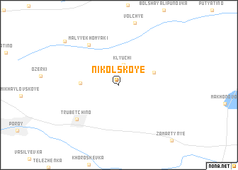 map of Nikol\