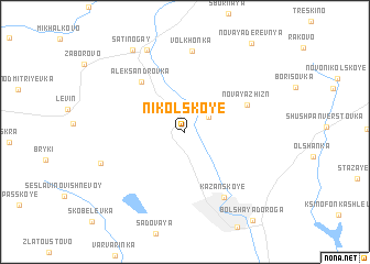 map of Nikol\