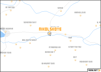 map of Nikol\