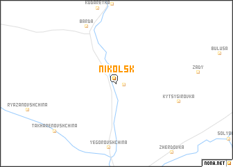 map of Nikol\