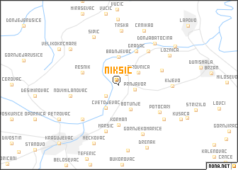 map of Niksić