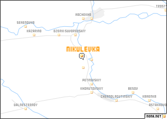 map of Nikulevka