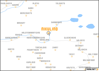 map of Nikulino