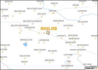 map of Nikulino