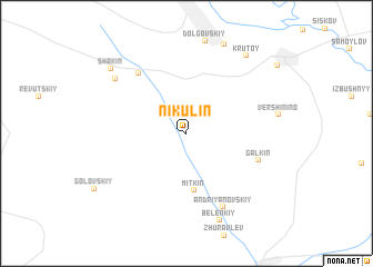 map of Nikulin