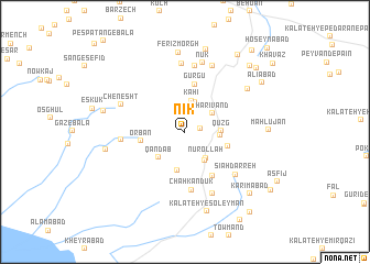 map of Nīk