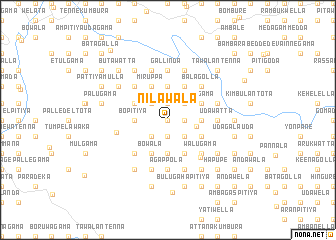 map of Nilawala