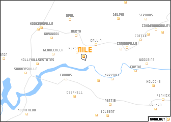 map of Nile