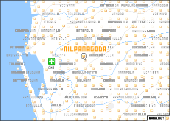 map of Nilpanagoda