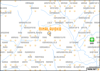 map of Nimalavoko