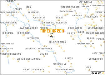 map of Nīmeh Kāreh