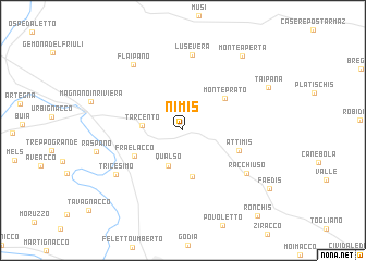 map of Nimis