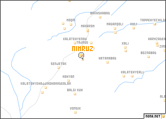 map of Nīmrūz