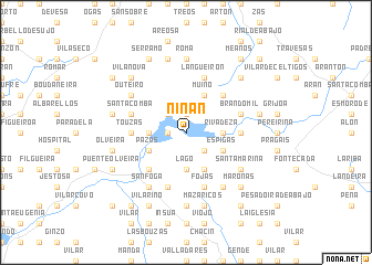 map of Niñán