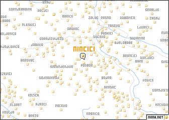 map of Ninčići