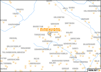 map of Nīnehvand