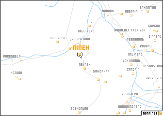 map of Nīneh
