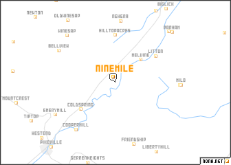 map of Ninemile