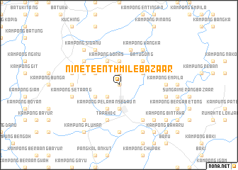 map of Nineteenth Mile Bazaar