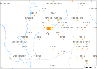map of Ninga