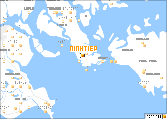 map of Ninh Tiêp