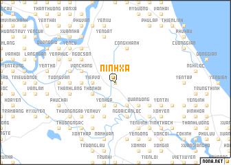 map of Ninh Xà