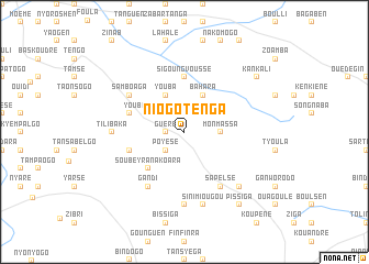 map of Niogotenga