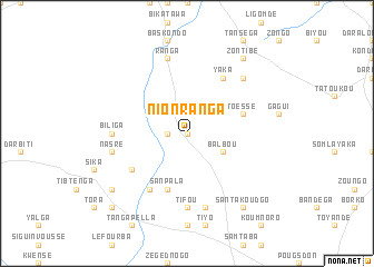 map of Nionranga