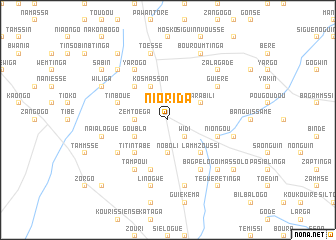 map of Niorida