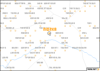 map of Niorka