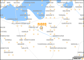 map of Nioro