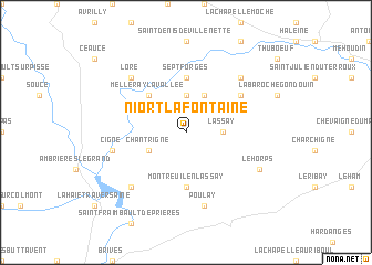 map of Niort-la-Fontaine