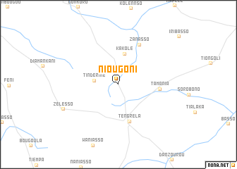 map of Niougoni